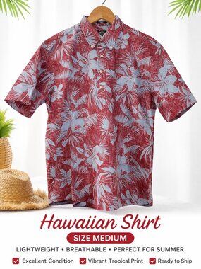 Reyn Spooner Tiger Lilly Burst Classic Pullover Shirt